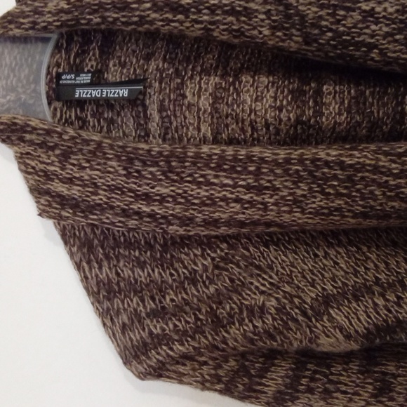 Two Tone Cropped Lightweight Waterfall Cardigan - Picture 3 of 10